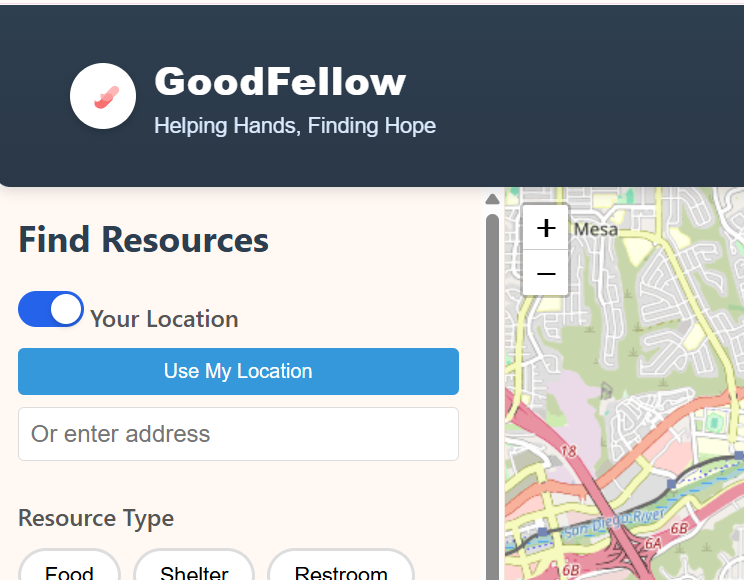 Goodfellow Service Screenshot